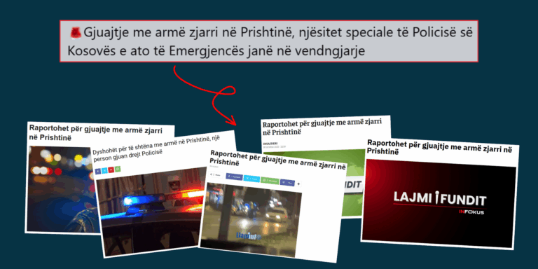 Shpejtësia e publikimit të lajmeve të paverifikuara që çon në dezinformim