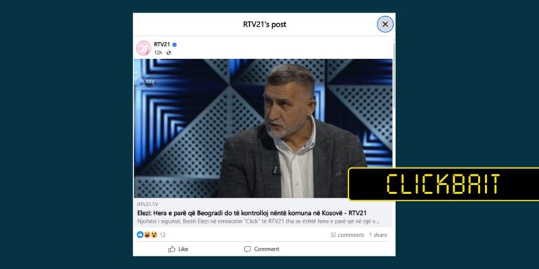 Titulli nuk e pasqyron të plotë deklaratën e njohësit të sigurisë, Bedri Elezi