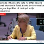 Gërvalla s’tha se Kosova është ndër liderët për rritje ekonomike në botë, por në Evropë