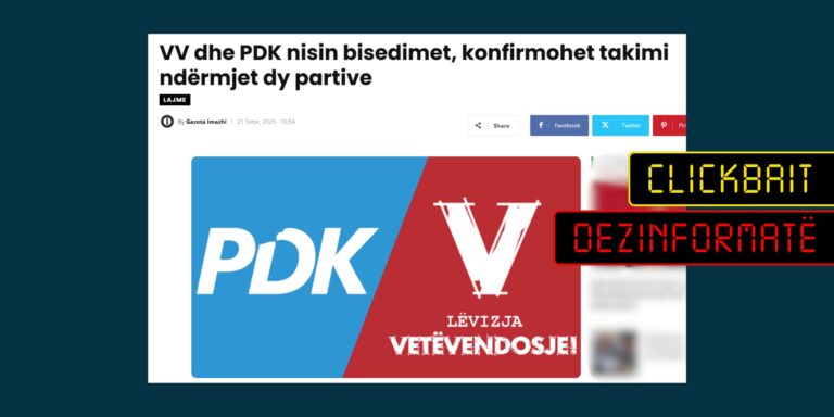 Informacion çorientues, s’ka konfirmim për takim mes LVV-së dhe PDK-së