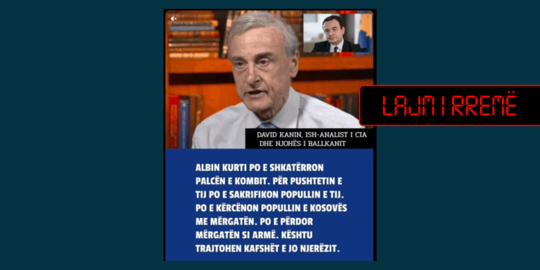 Kanin nuk ka dhënë deklaratë tillë për Kurtin