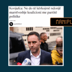 Konjufca nuk ka thënë se do të kërkojnë marrëveshje koalicioni me partitë politike