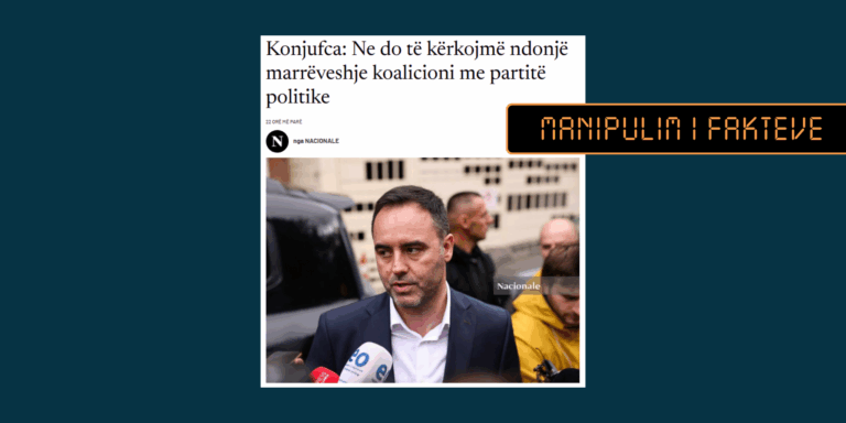Konjufca nuk ka thënë se do të kërkojnë marrëveshje koalicioni me partitë politike