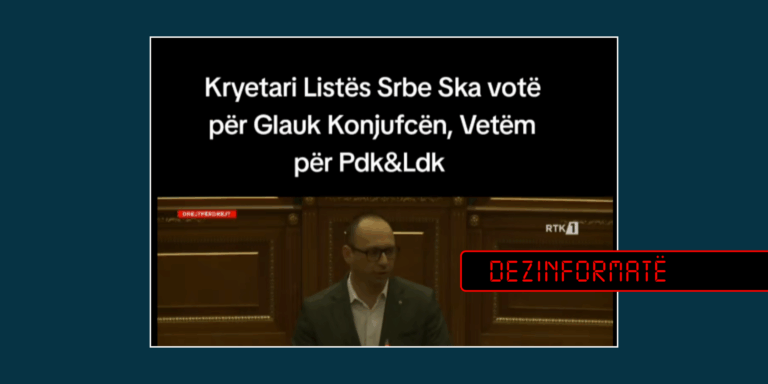 Simiq nuk tha se ka votë vetëm për PDK-në dhe LDK-në