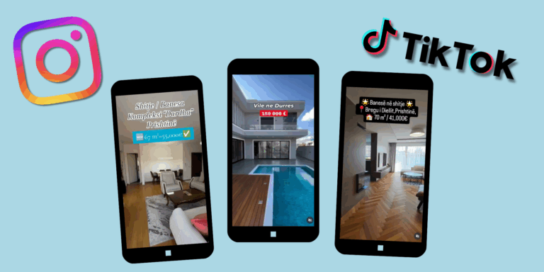 Fenomeni mashtrues në Instagram dhe TikTok mbi pronat me çmime joreale