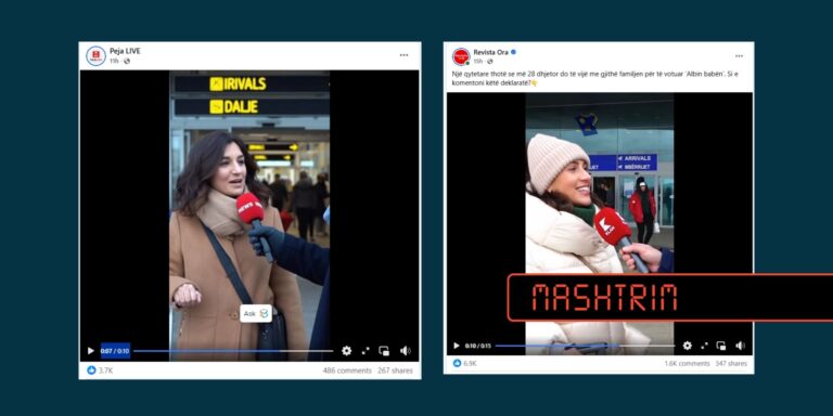 Video me inteligjencë artificiale me pretendimin për ardhjen e mërgimtarëve më 28 dhjetor për të votuar Albin Kurtin