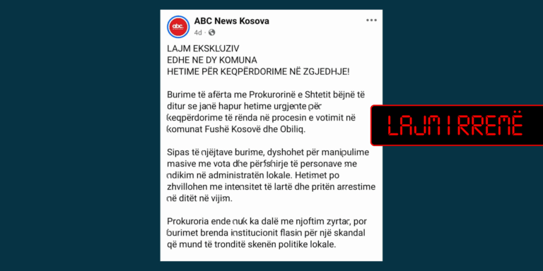Pretendim i rremë për nisjen e hetimeve për keqpërdorime në procesin e votimit në Fushë Kosovë e Obiliq