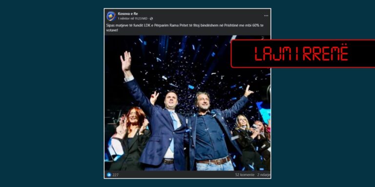Pretendim pa fakte për fitoren e Përparim Ramës në balotazh me matje të pakonfirmuara