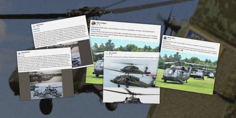 Para zgjedhjeve, “ardhja e shpejtë” e helikopterëve “Black Hawk” në fokus të përmbajtjeve të pakonfirmuara në media sociale