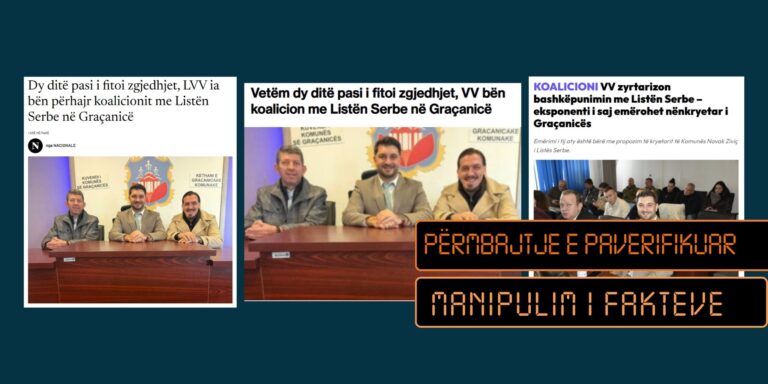 Pretendim i pasaktë për koalicion mes LVV-së dhe Listës Serbe në Graçanicë