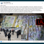 Pretendohet rrejshëm se u ndalua një furgon me para nga Serbia për blerje votash në Kosovë