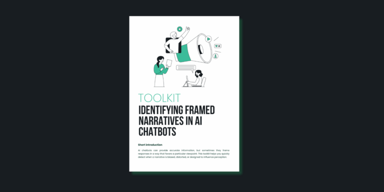 TOOLKIT: Identifying Framed Narratives in AI Chatbots