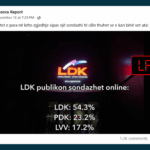LDK nuk ka publikuar matje të opinionit publik për zgjedhjet e 28 dhjetorit