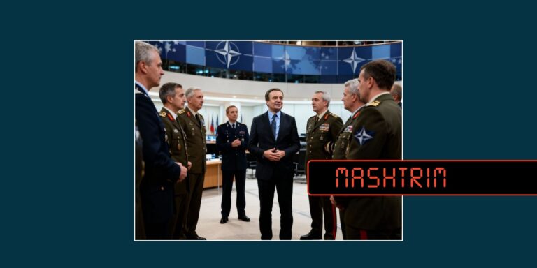 Imazhi i Kurtit në selinë e NATO-s, i gjeneruar nga inteligjenca artificiale