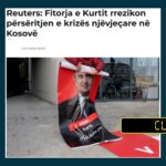 Reuters nuk raportoi se fitorja e Kurtit rrezikon përsëritjen e krizës njëvjeçare në Kosovë