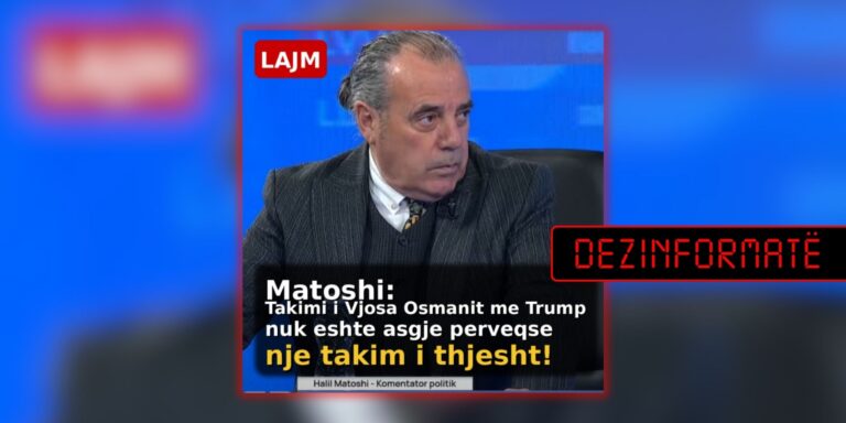 Matoshi nuk e ka quajtur “të thjeshtë” takimin Osmani-Trump