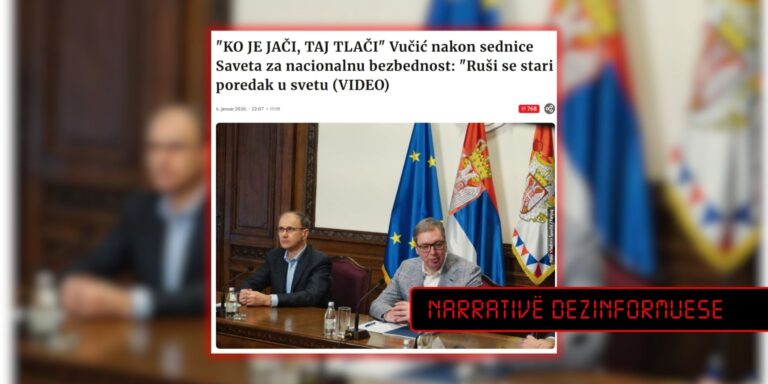 Vuçiqi pretendon pa fakte se FSK-ja po armatoset për ta kërcënuar Serbinë