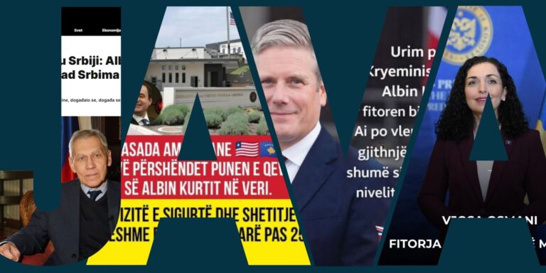 Rishikimi i javës: deklarata të fabrikuara të politikanëve ndërkombëtarë, mashtrime me IA dhe SMS, dhe pretendime konspirative për armatosjen e FSK-së