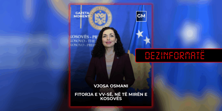 Osmani nuk ka deklaruar se “Fitorja e VV-së, në të mirën e Kosovës”