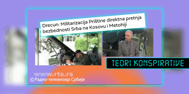 Drecun pretendon pa fakte se armatosja e Kosovës është kërcënim për serbët në veri