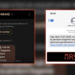 Mesazhe telefonike mashtruese në emër të një banke