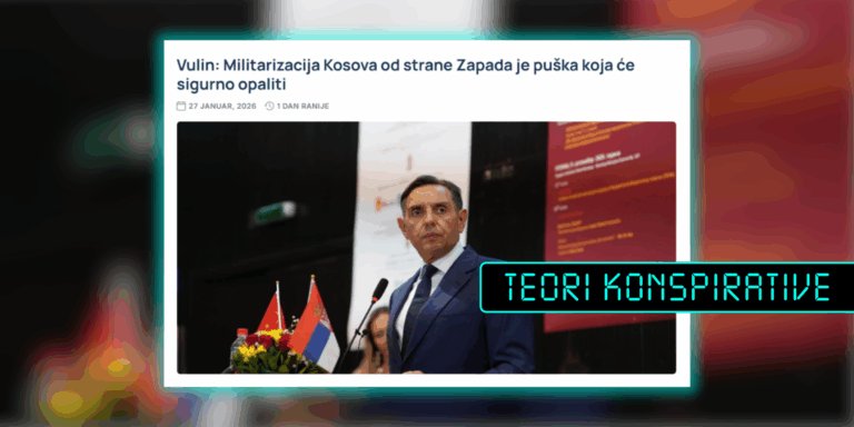 Pretendim i pa bazë i Vullinit se armatosja e FSK-së po bëhet që të luftojë serbët