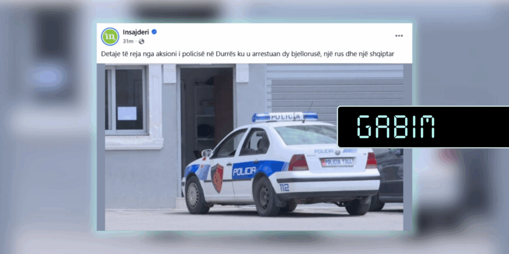 Ngjarja e ndodhur në Drenas raportohet gabimisht se ndodhi në Durrës