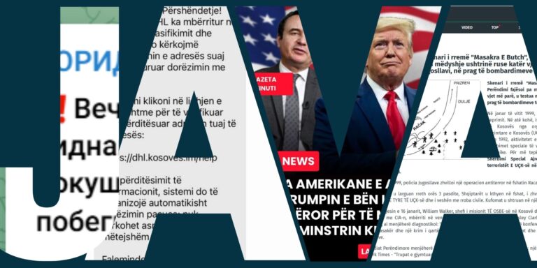 Rishikimi i javës: Dezinformata mbi incidente të rreme në Zubin Potok dhe manipulime të ngjarjeve  si Masakra e Reçakut dhe Buchas; mashtrime online përmes ofertave të rreme të ZARA-s, SMS-ve phishing të DHL-së