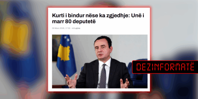 Kurti nuk ka thënë se në zgjedhjet e ardhshme do t’i marrë 80 deputetë