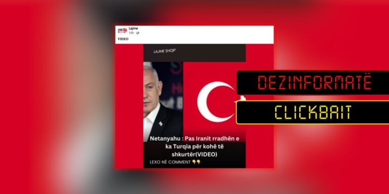 Netanyahu nuk ka thënë se “pas Iranit radhën e ka Turqia për kohë të shkurtër”