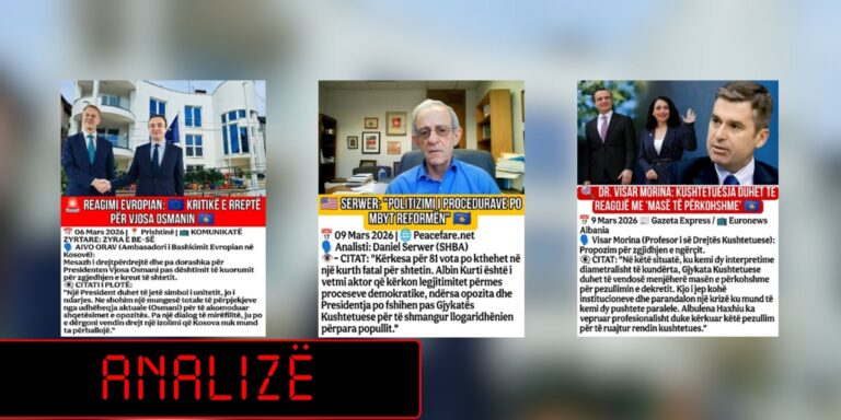 Zhvillimet e fundit politike rikthejnë deklaratat e sajuara