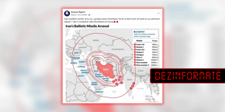 Pretendohet rrejshëm se Irani paralajmëroi sulm ndaj kampit “Bondsteel” në Kosovë