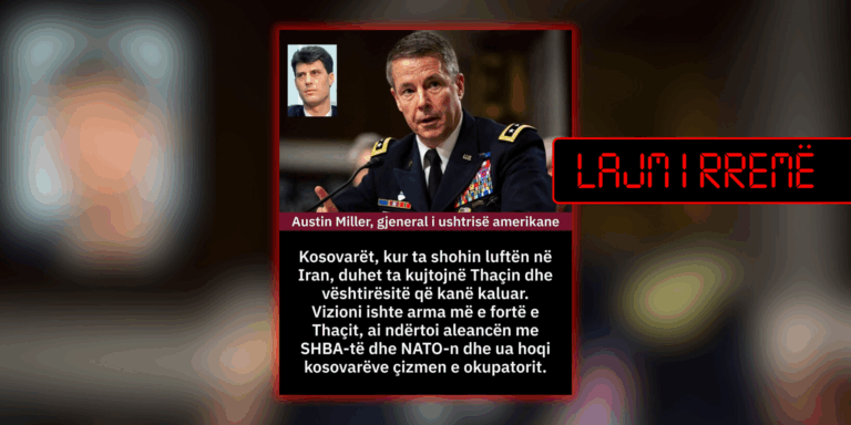 Pretendim i rremë se ish-gjenerali amerikan është deklaruar për Hashim Thaçin