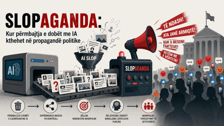 Slopaganda: Kur përmbajtja e dobët me IA kthehet në propagandë politike 