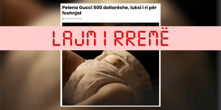 “Gucci” nuk ka lansuar pelena për foshnje
