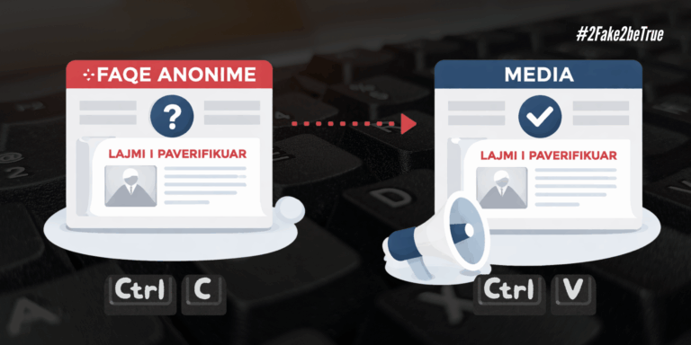 Nga faqe anonime në media të regjistruar: si përhapen pretendimet e paverifikuara