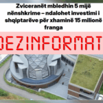 Pretendim i pasaktë, bëhet fjalë për tërheqjen e planit për një tjetër xhami