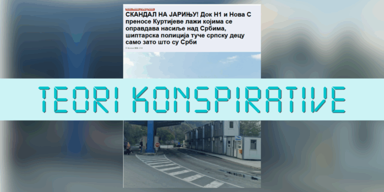 Pretendohet pa fakte se Policia e Kosovës rrahu fëmijë serbë në Jarinjë