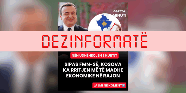 Raporti i FMN-së flet për parashikim, jo për rritje ekonomike aktuale