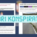 Grafiti në Zubin Potok dhe pretendimet pa prova për kërcënim ndaj serbëve si narrativë konspirative
