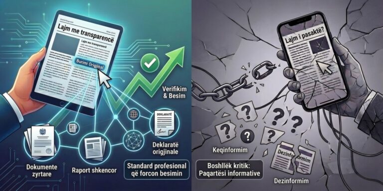 Roli i hiperlinkut në gazetarinë digjitale dhe mungesa e tij si faktor i keqinformimit