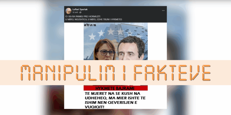 Bajrami nuk ka thënë “më mirë të ishim nën qeverisjen e Vuçiqit”