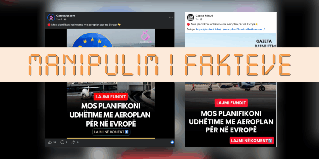 Paralajmërimi “Mos planifikoni udhëtime me aeroplan për në Evropë” është i rremë