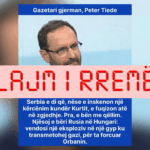 False claim that German journalist Tiede made a statement about Kurti and Serbia