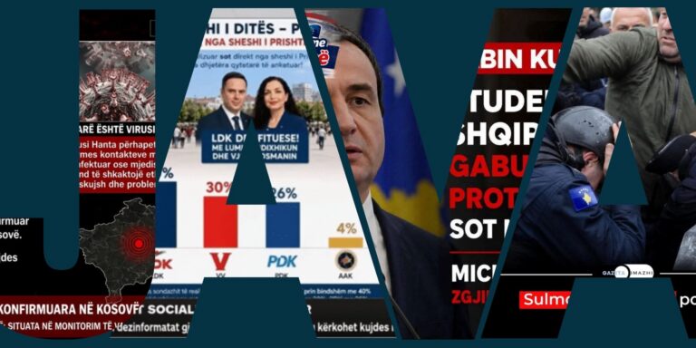 Rishikimi i javës: Lajme të rreme për shëndetin dhe politikën, mashtrime me përmbajtje të gjeneruar nga IA dhe phishing, manipulim faktesh zgjedhore