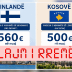 Pretendim i rremë se shtesat për lehona në Finlandë janë 560 euro në muaj