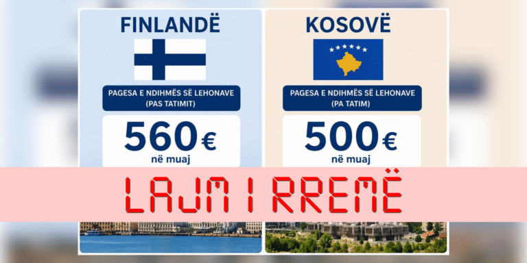 Pretendim i rremë se shtesat për lehona në Finlandë janë 560 euro në muaj