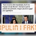 Osmani nuk ka thënë se ka incizime dhe transkripte të takimit mes Kurtit, Vuçiqit dhe Lajçakut