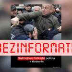 Policia e Kosovës nuk u sulmua në Skenderaj, e imazhi u gjenerua me IA