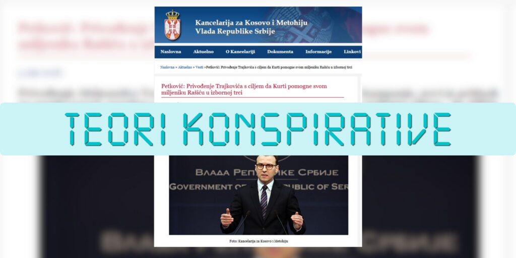 Petkoviq konspiron për favorizim të Rashiqit në rastin e arrestimit në fshatin Uglar